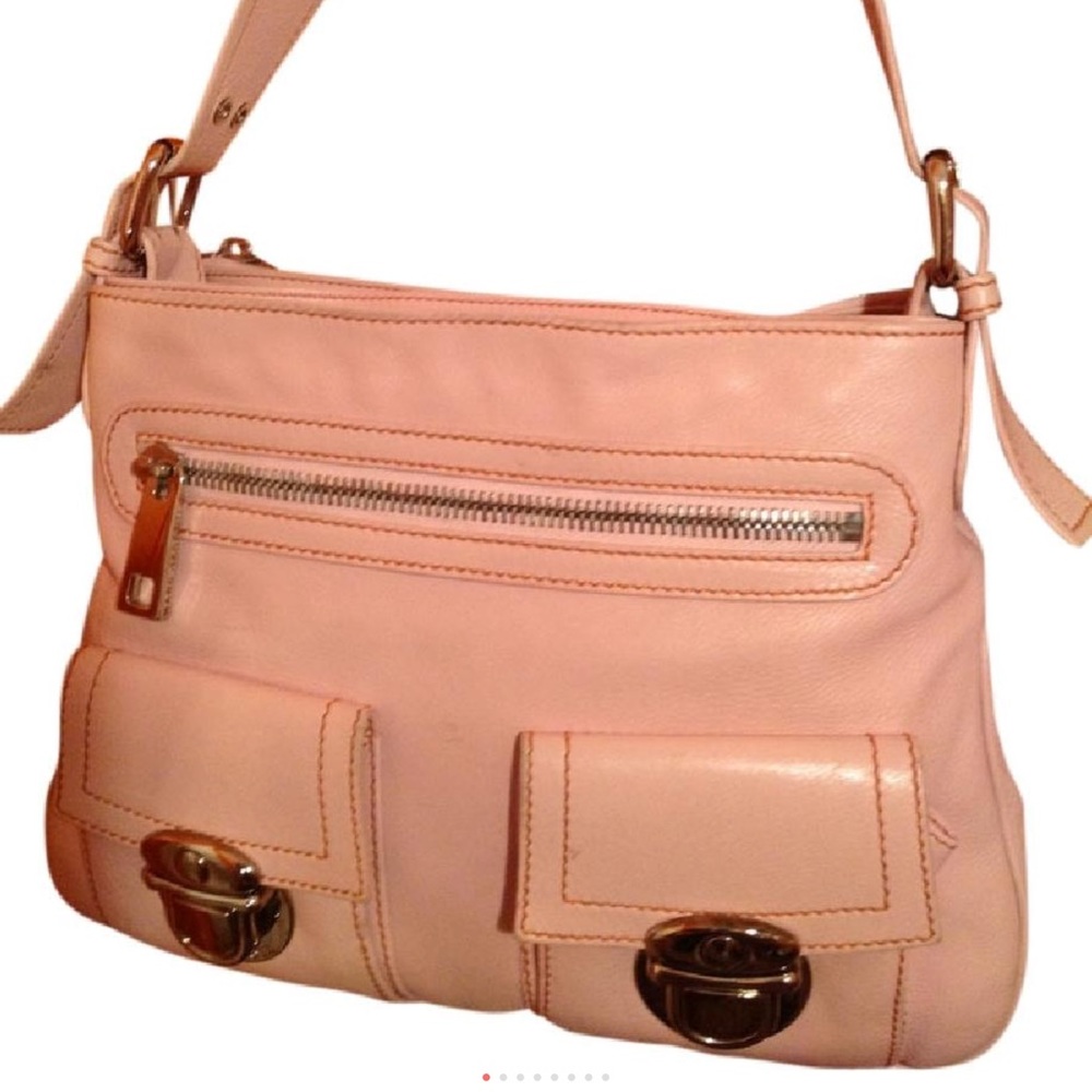 MARC JACOBS SOPHIA PINK HOBO HANDBAG